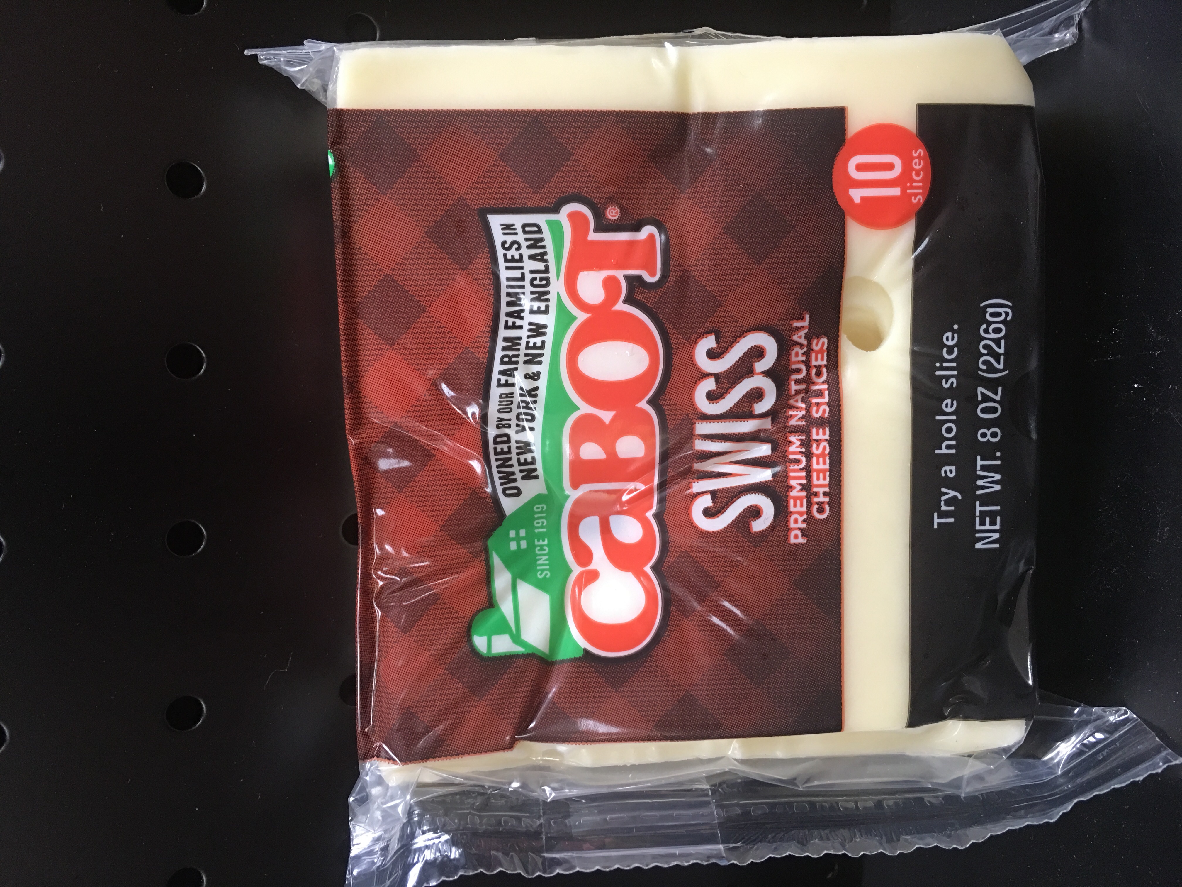 Order Sliced Swiss Cheese, Cabot food online from The Ice Cream Shop store, Providence on bringmethat.com