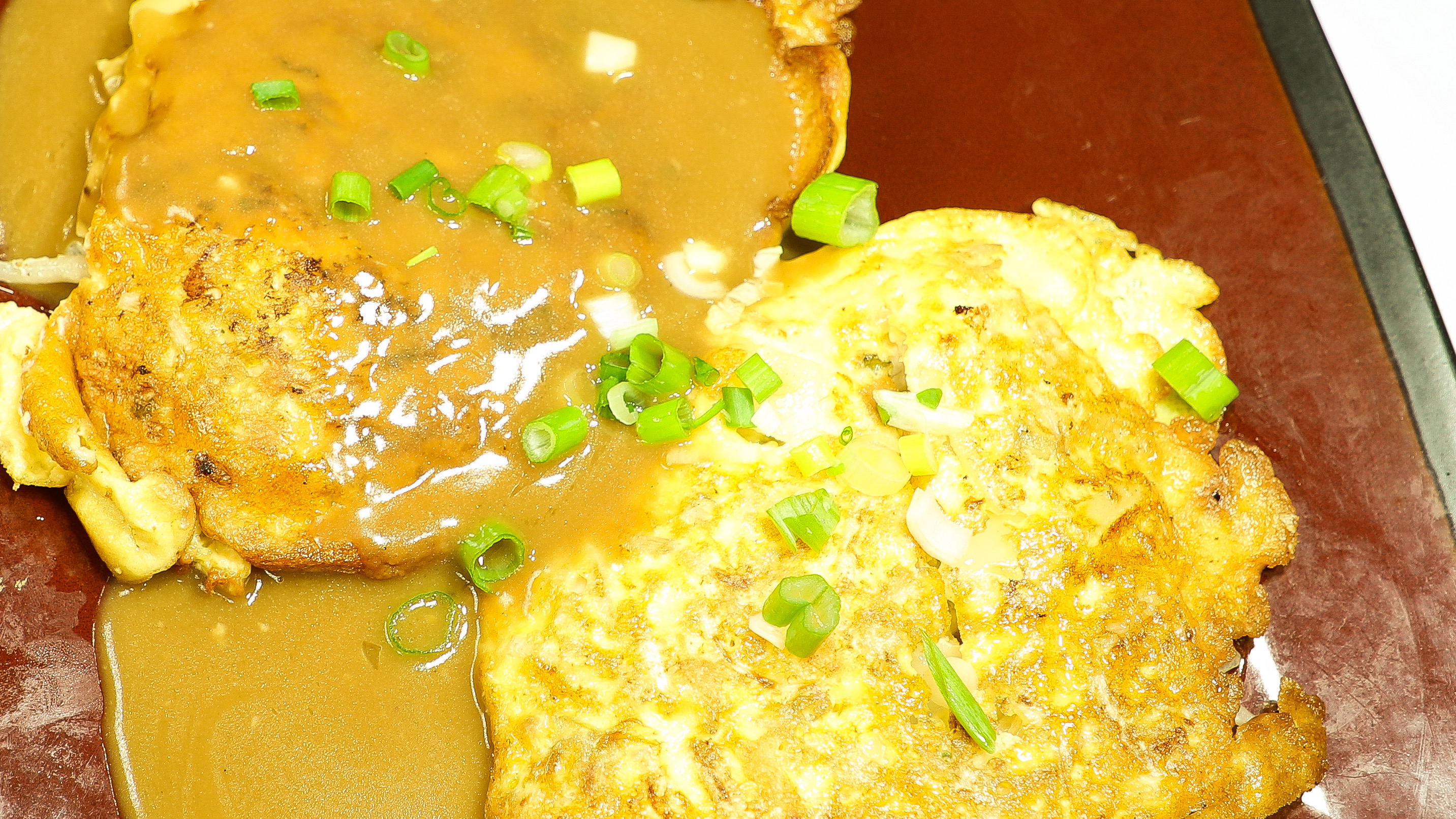 Order Chicken Egg Foo Young food online from House of Lee store, Pittsburgh on bringmethat.com