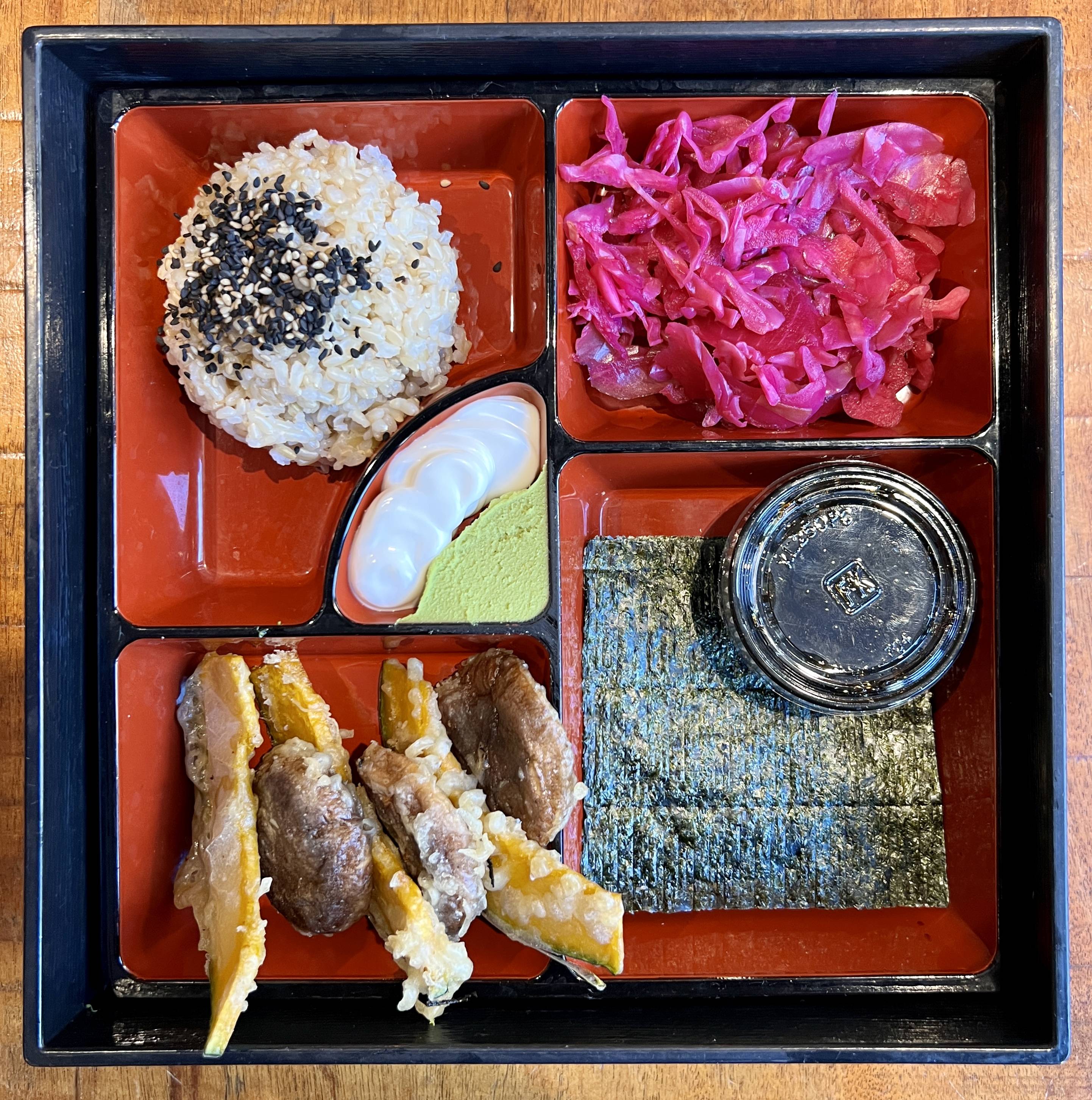 Order Tempura Bento food online from Teaism store, Washington on bringmethat.com