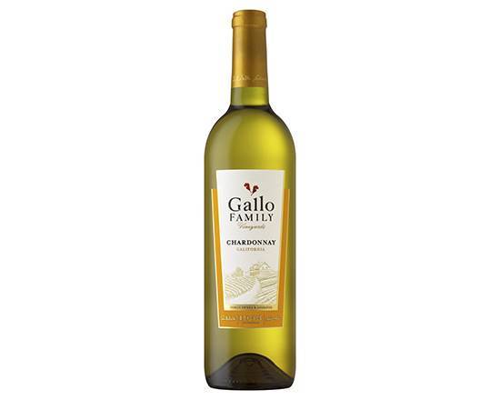 Order Gallo Family Vineyards Chardonnay, 750mL white wine (13.0% ABV) food online from Signal Liquor store, Signal Hill on bringmethat.com