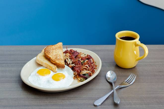 Order Corned Beef Hash* food online from Snooze Am Eatery store, San Diego on bringmethat.com