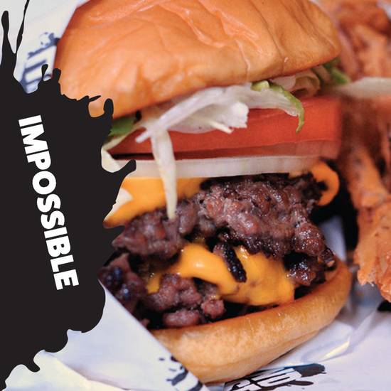 Order Junior Impossible Burger food online from Grindhouse Killer Burgers store, Athens on bringmethat.com
