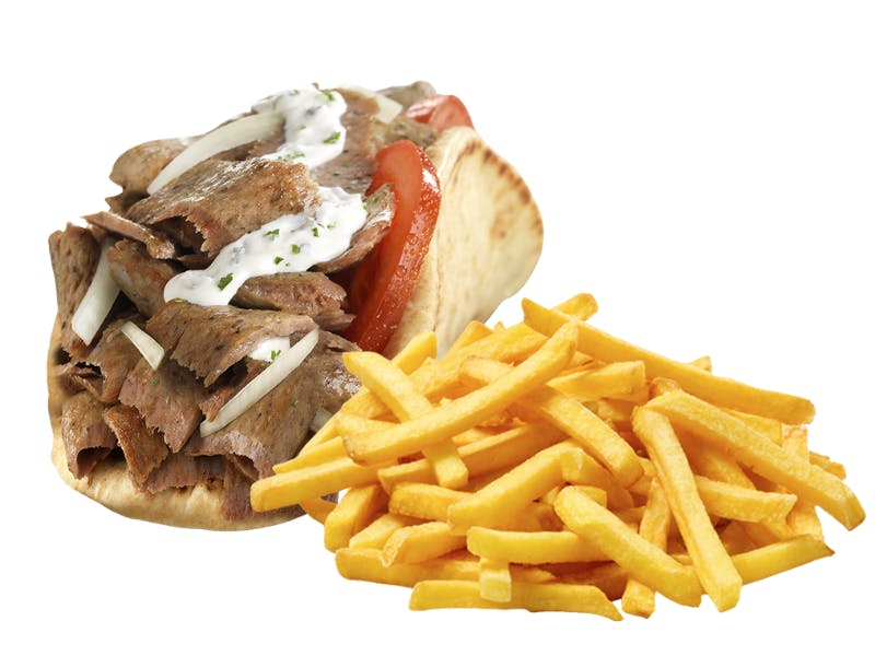 Order Gyro Platter - Greek Specialties food online from G & G Pizza store, Chester on bringmethat.com