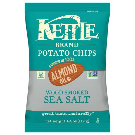 Order Kettle Chips Wood Smoked Sea Salt food online from Deerings Market store, Traverse City on bringmethat.com