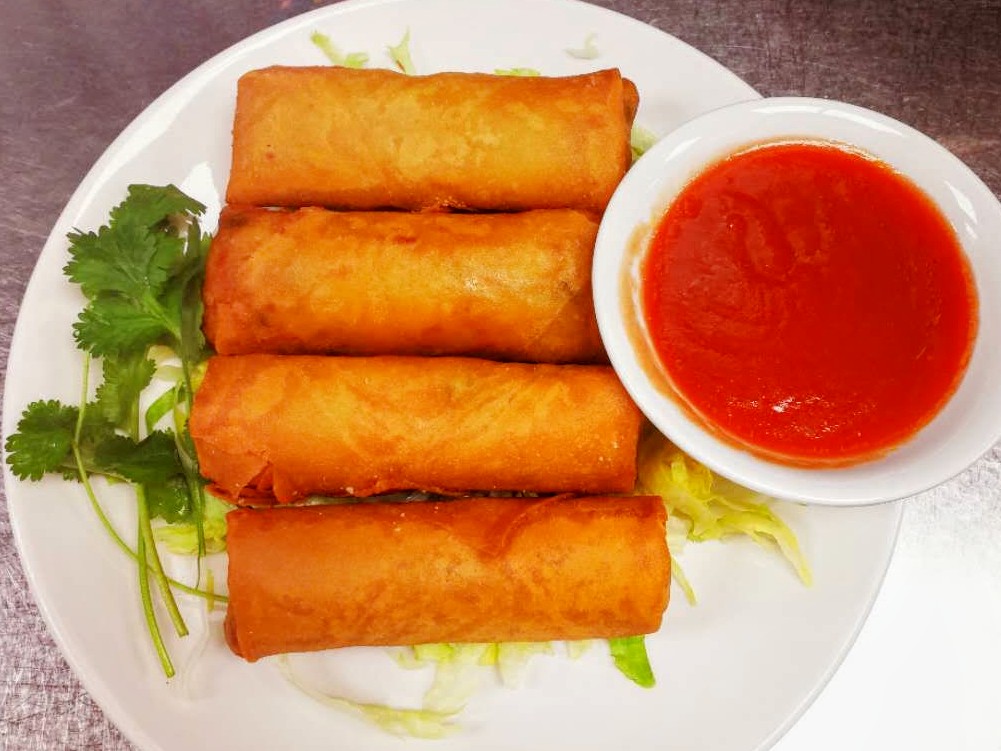 Order 1. Spring Egg Roll  food online from Kirin Chinese Restaurant store, Mountain View on bringmethat.com