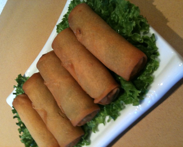 Order 5 Pieces Vegetable Spring Roll food online from Joy Sushi store, Mountain View on bringmethat.com