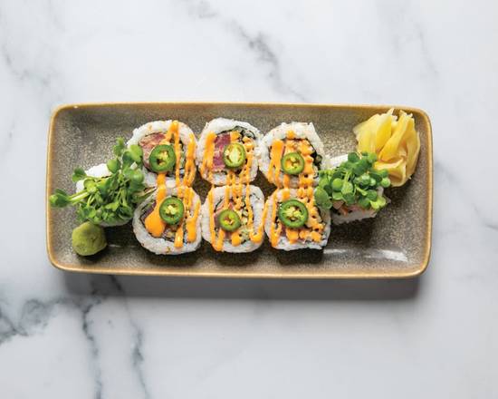 Order Spicy Tuna Sushi Roll GF food online from Pacific Catch store, Campbell on bringmethat.com