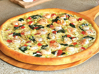 Order Shrimp Alfredo Pizza food online from Pizza Bolis store, Manassas on bringmethat.com