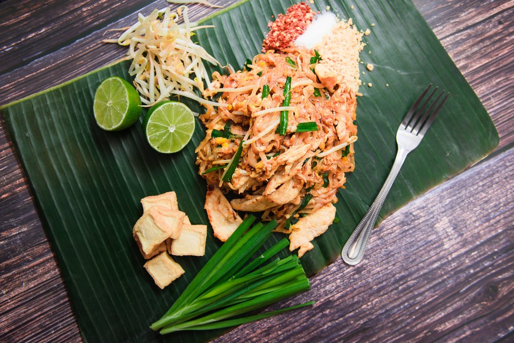 Order T501. Classic Pad Thai food online from Thai Aroma store, Chicago on bringmethat.com