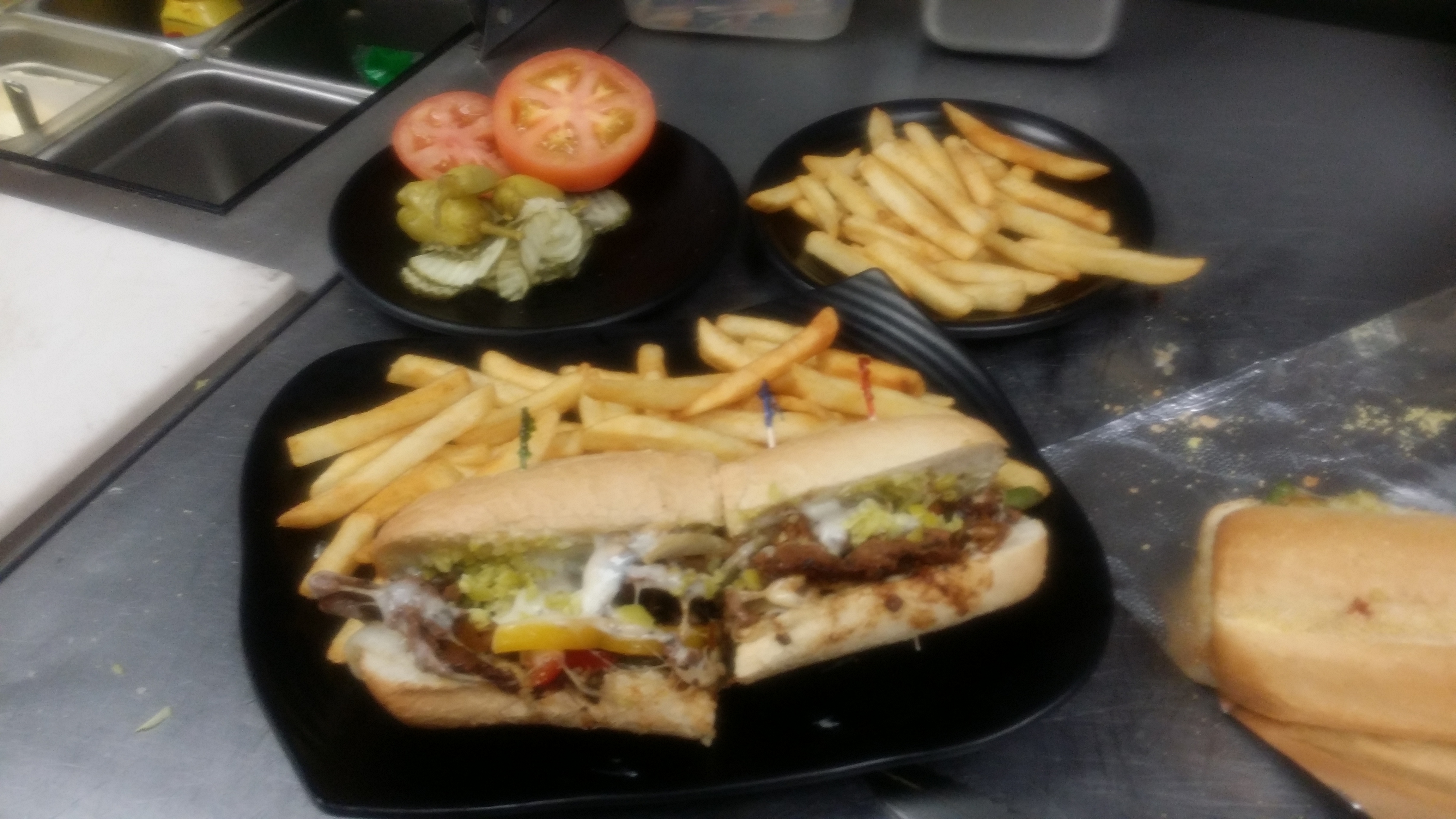 Order Hot Philly Cheese Steak Sub food online from Vinthai Cuisine store, Anaheim on bringmethat.com