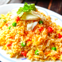 Order Egg Fried Rice food online from Hyderabad Express Indian Bistro store, Quincy on bringmethat.com