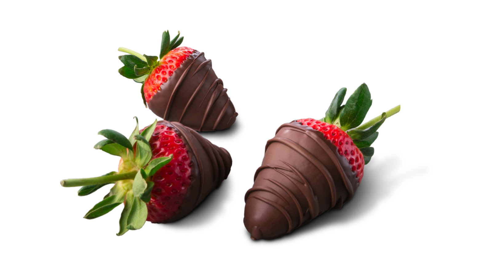 Order 3-pack Milk Chocolate Covered Strawberries food online from Rocky Mountain Chocolate Factory store, Tempe on bringmethat.com