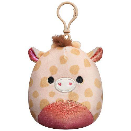 Order Squishmallows Valentine's Giraffe With Pink Foil Belly, Clip Plush - 1.0 EA food online from Walgreens store, Raleigh on bringmethat.com
