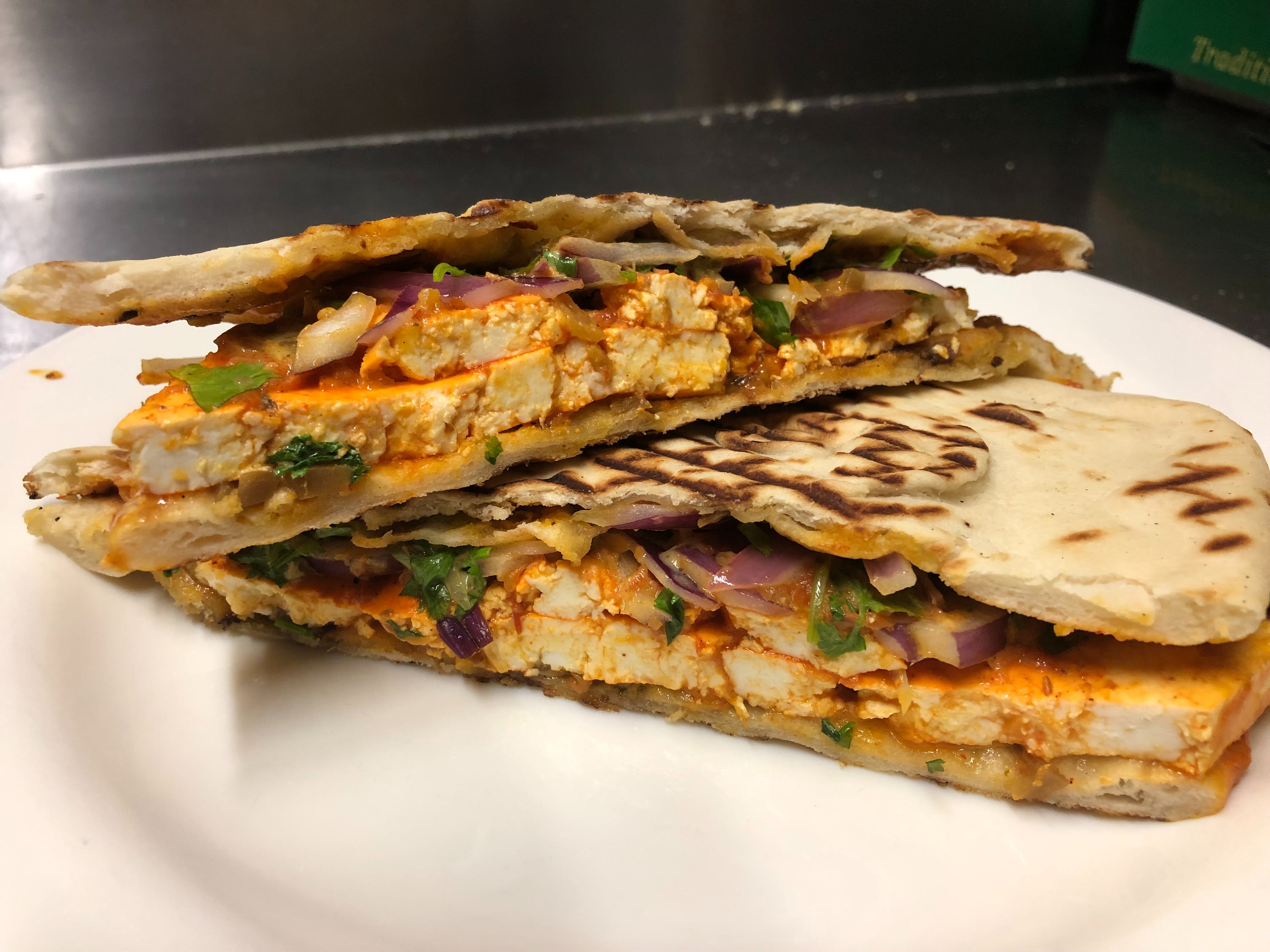Order Chicken Naanwich food online from i2i Indian Italian Fusion store, Boonton on bringmethat.com