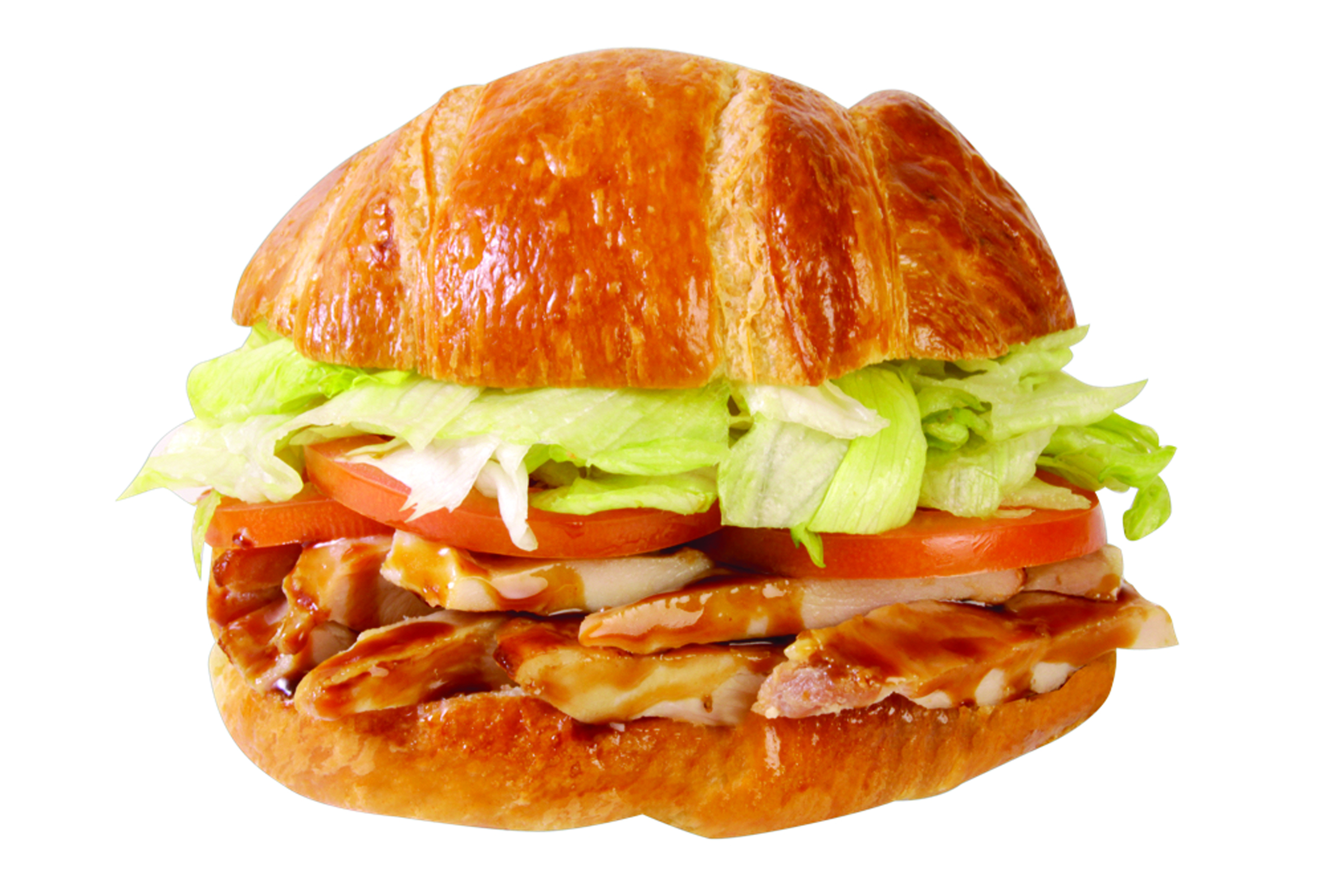Order #61. Teriyaki Chicken Croissant Sandwich food online from Lees Sandwiches store, Van Nuys on bringmethat.com