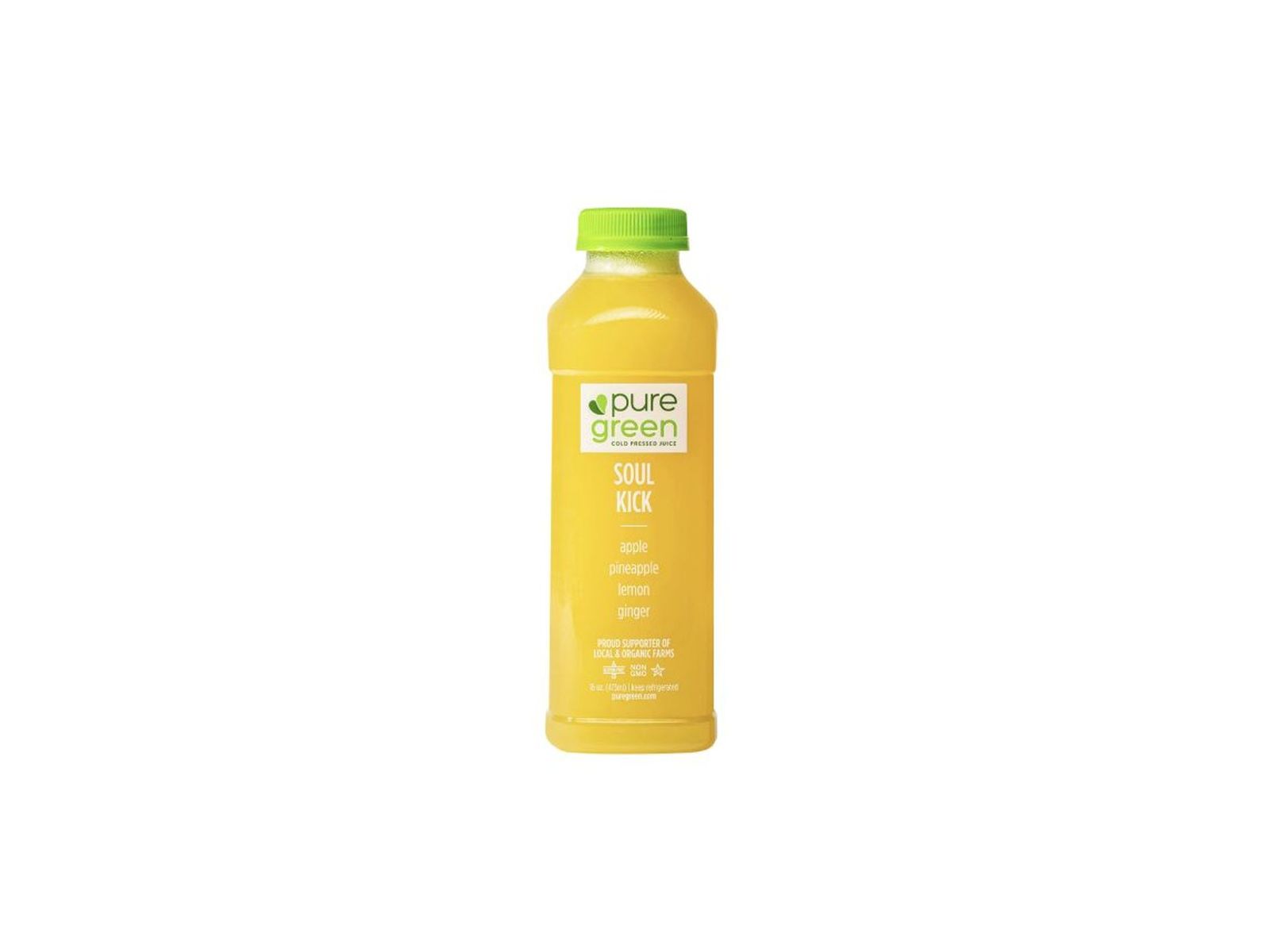 Order Soul Kick, Cold Pressed Juice (High in Vitamin C) food online from Pure Green store, Brooklyn on bringmethat.com
