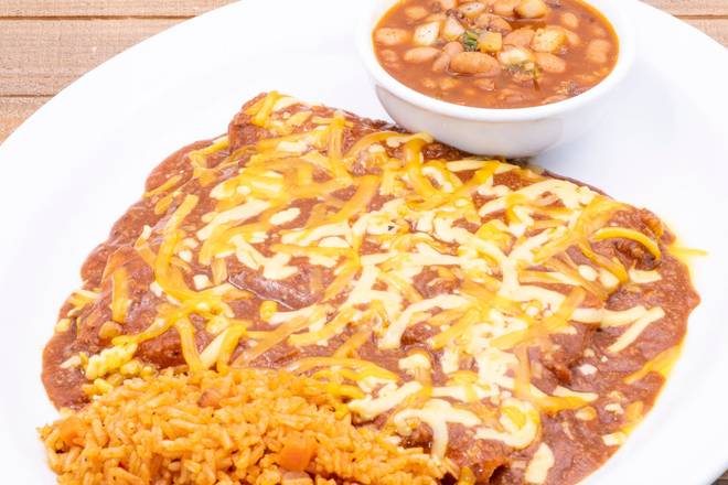 Order Cheese & Onion Enchiladas food online from Uncle Julio store, Bridgewater Township on bringmethat.com