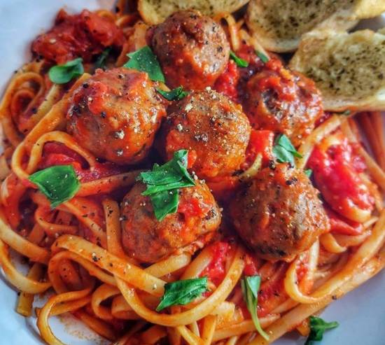 Order Linguini Meatball food online from Pie In The Sky store, Baltimore on bringmethat.com