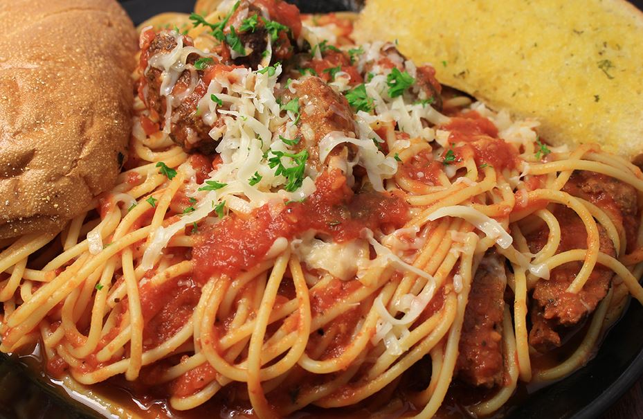 Order Spaghetti with Sauce and Cheese food online from Charlies Pizza Cafe store, Allston on bringmethat.com