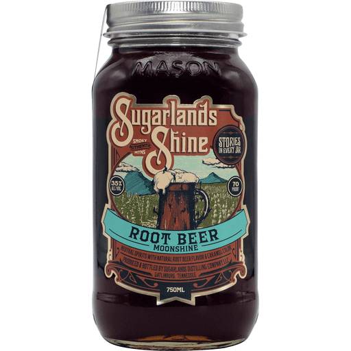 Order Sugarlands Shine Root Beer Moonshine (750 ML) 139632 food online from BevMo! store, Salinas on bringmethat.com
