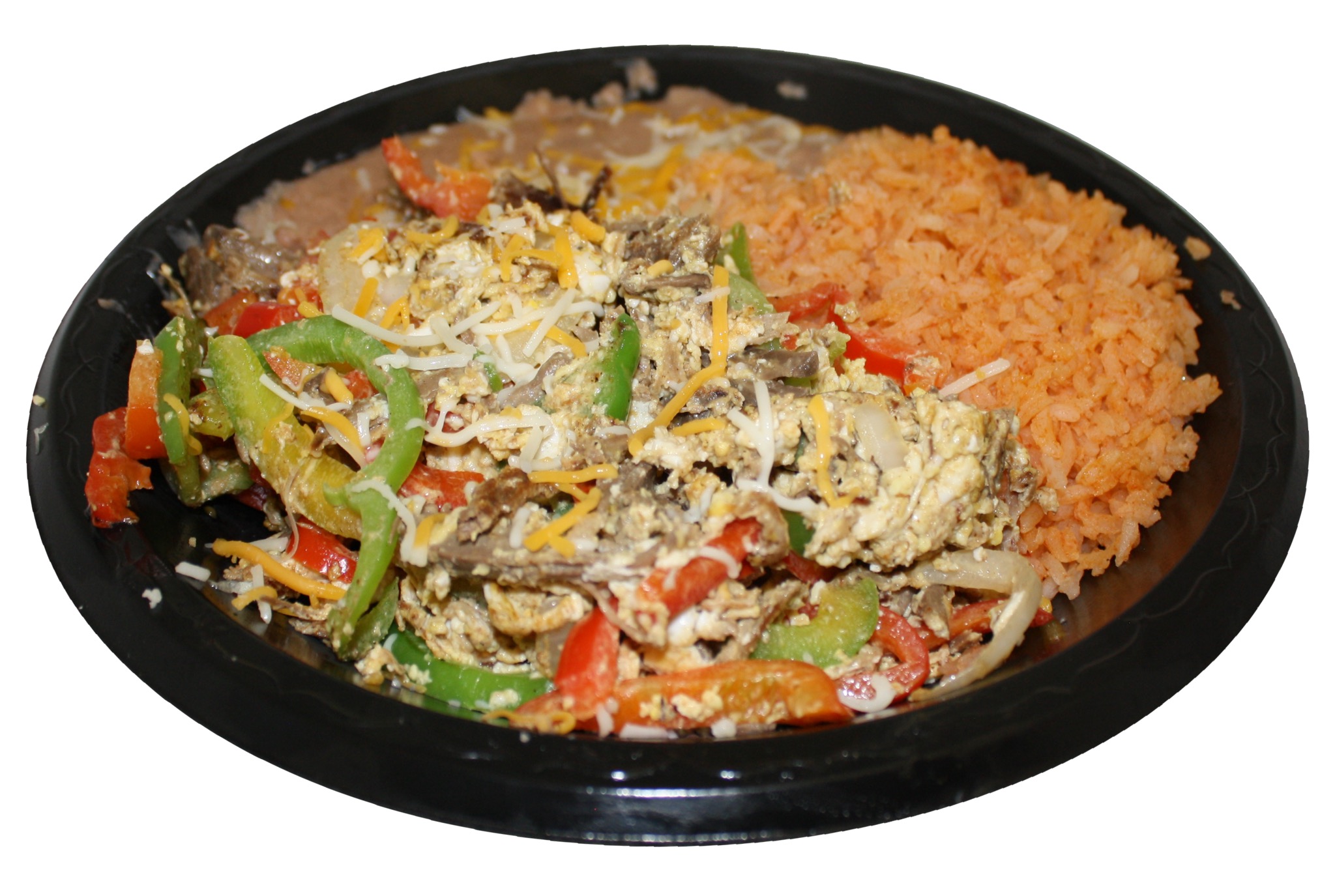 Order 11. Machaca Combination Plate food online from Mi Rico Burrito store, Midvale on bringmethat.com