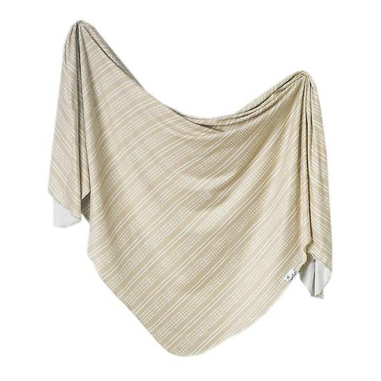 Order Copper Pearl™ Clay Knit Swaddle Blanket in Brown food online from Bed Bath & Beyond store, Hickory on bringmethat.com