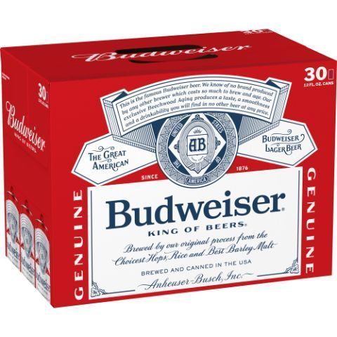 Order Budweiser 30 Pack 12oz Can food online from 7-Eleven store, Evans Mills on bringmethat.com