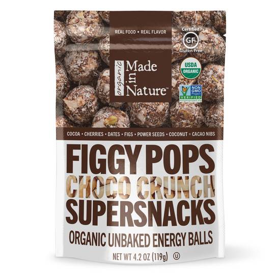 Order Figgy Pops Organic Unbaked Energy Balls Chocolate Crunch (4.2 oz) food online from Rite Aid store, Yamhill County on bringmethat.com