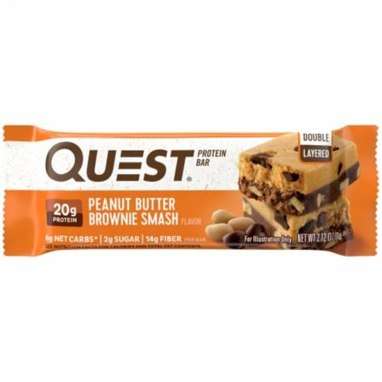 Order Quest Protein Bar - PB Brownie Smash food online from IV Deli Mart store, Goleta on bringmethat.com