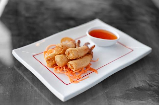 Order 6) Shrimp Rolls food online from Thai by Thai - Sterling store, Sterling on bringmethat.com