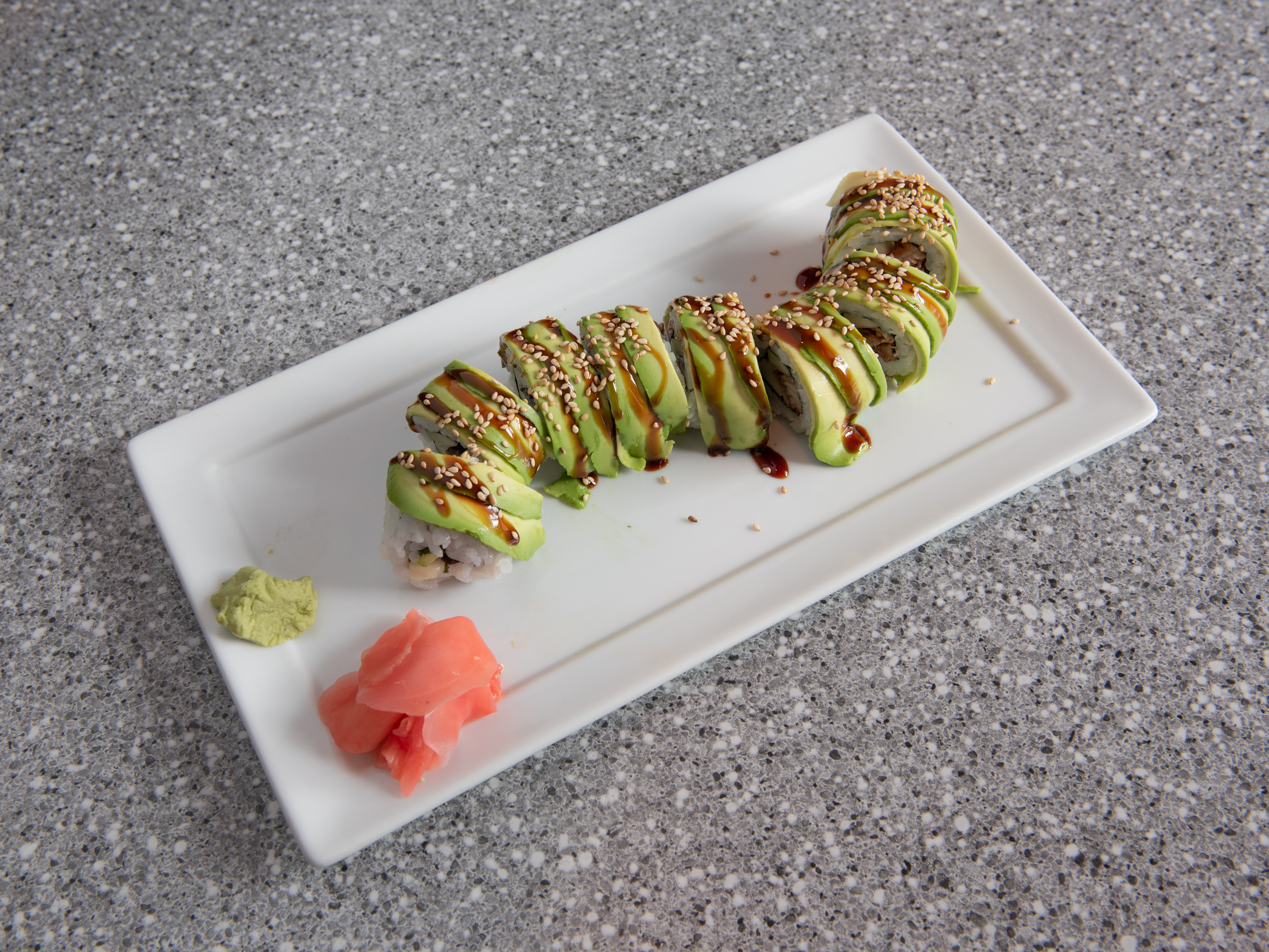 Order Dragon Roll food online from 157 Lounge store, Kent on bringmethat.com