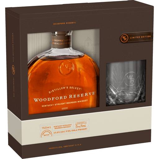 Order Woodford Reserve Bourbon with Gift (750 ML) 95904 food online from Bevmo! store, Ladera Ranch on bringmethat.com