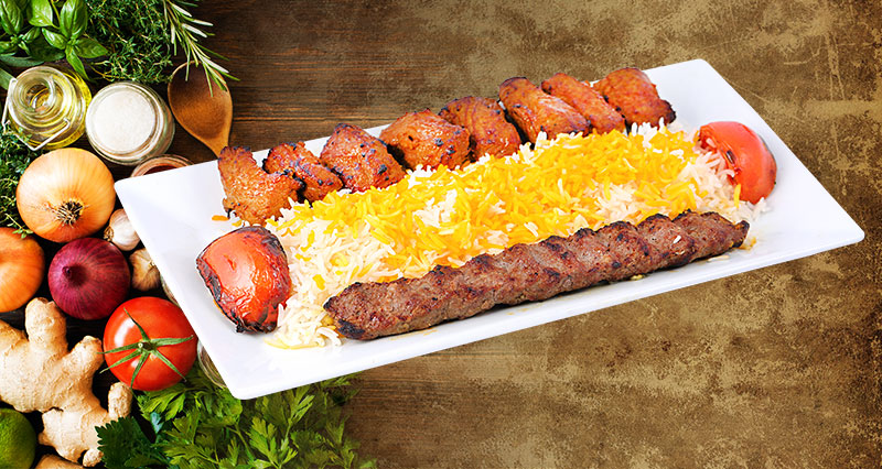 Order Friends Combo III Entree food online from Friends Kabob store, Vienna on bringmethat.com
