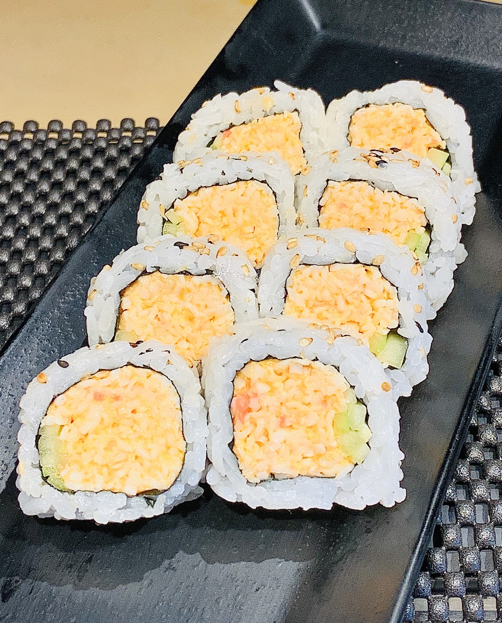 Order Spicy Crab Roll food online from Kazuki Sushi store, Los Angeles on bringmethat.com