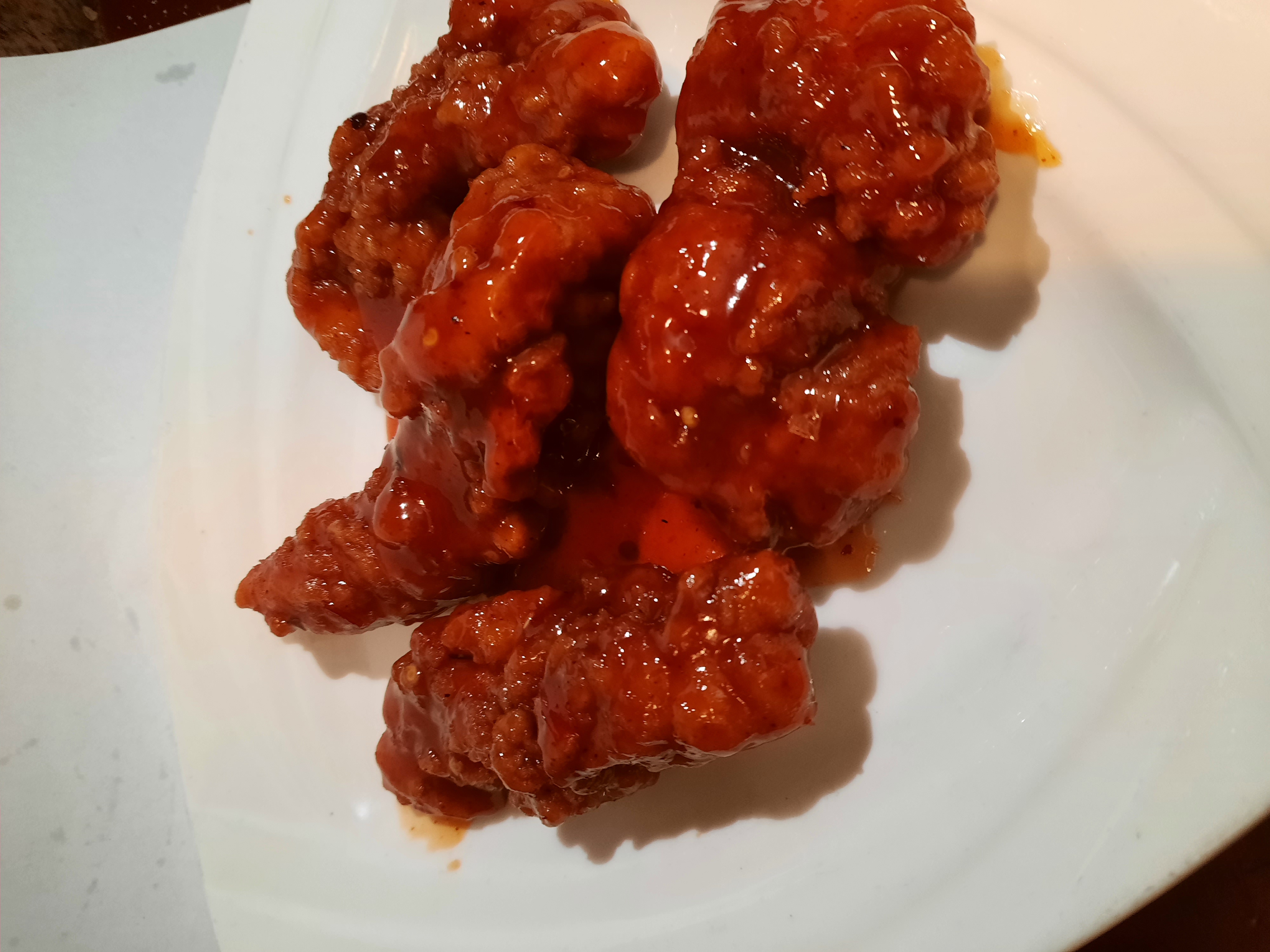 Order Mango Habanero Chicken Fingers  food online from Galaxy Diner store, New York on bringmethat.com