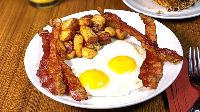 Order Hickory-Smoked Bac & Eggs food online from Mimis Cafe store, Chandler on bringmethat.com