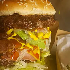 Order Del Gordo Doble Burger food online from Hamburguesas El Gordo store, Saint Paul on bringmethat.com