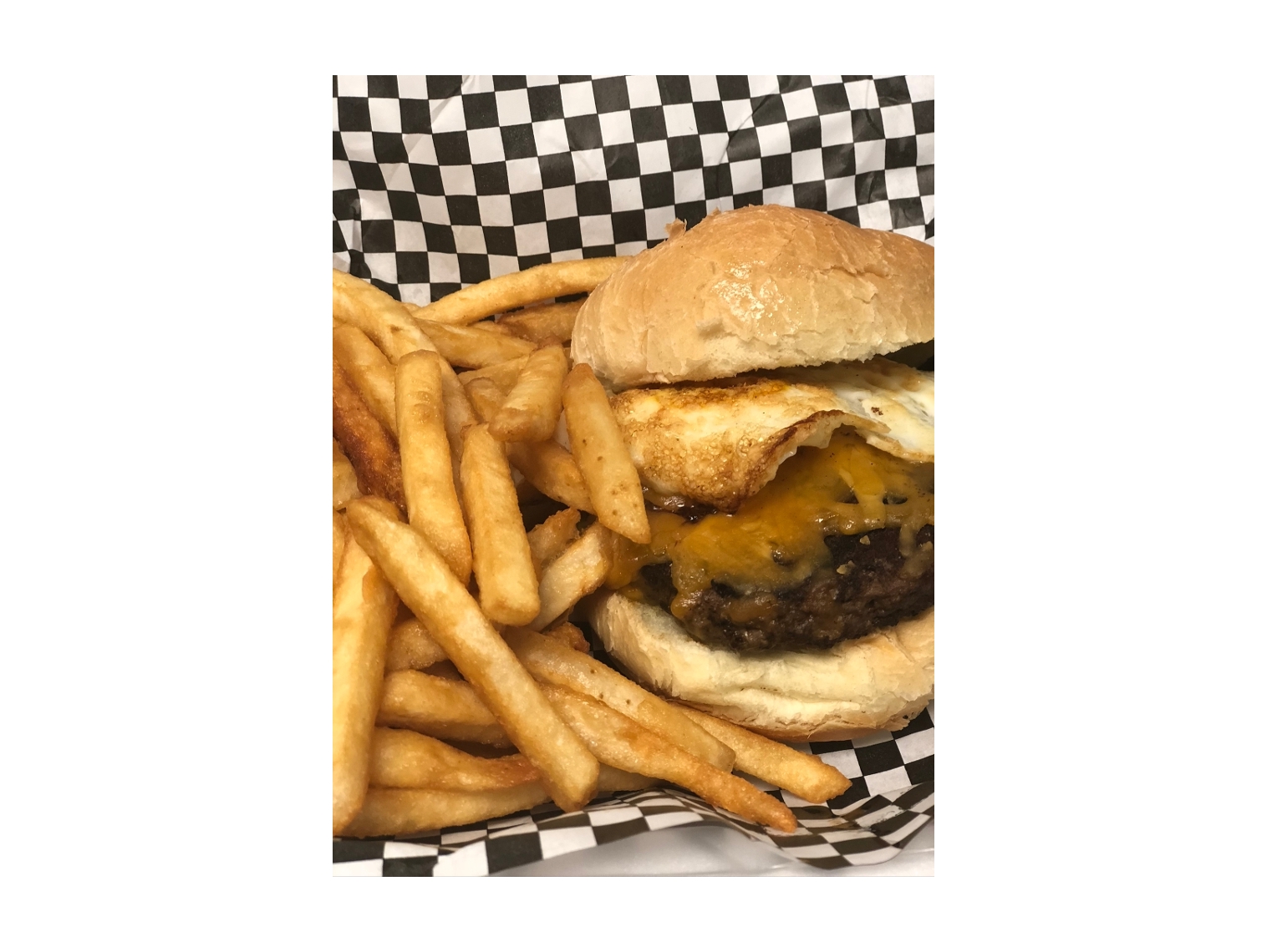 Order Hangover Burger food online from The Pizza Cutters store, Syracuse on bringmethat.com
