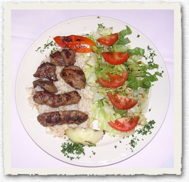 Order Shish Kabob and Kifta Mishwiye Combination food online from Tripoli Restaurant store, Brooklyn on bringmethat.com