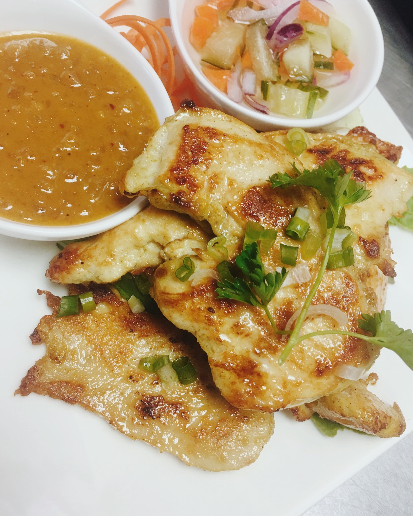 Order A8. Chicken Satay food online from Pikpon Thai store, Sicklerville on bringmethat.com