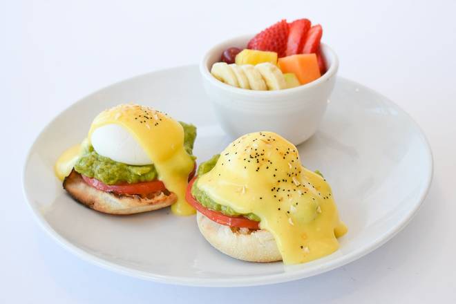 Order Avocado Benedict food online from Sunny Street Cafe store, Des Peres on bringmethat.com