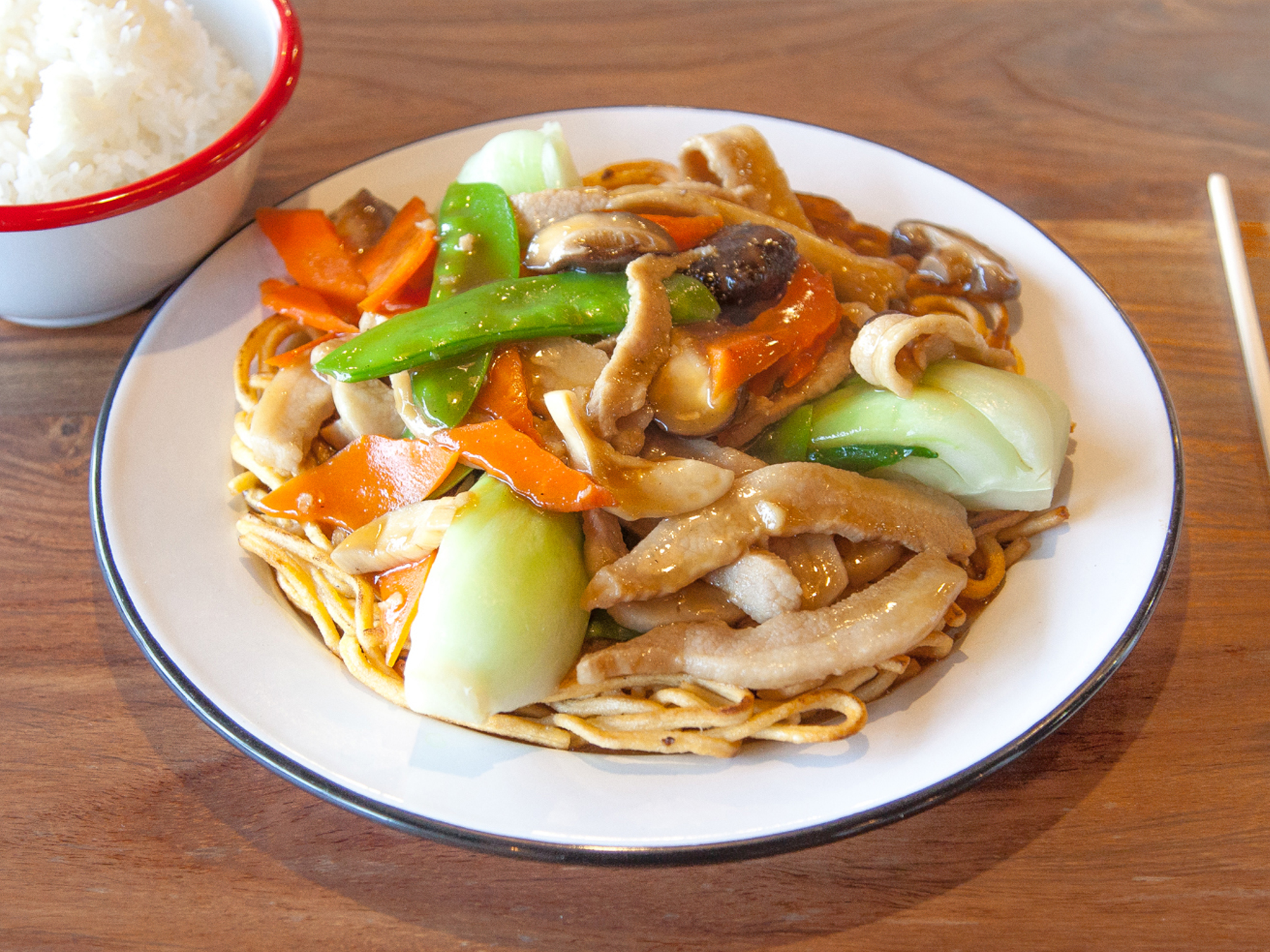 Order Pan-Fried Noodles food online from Fat Dragon store, Los Angeles on bringmethat.com