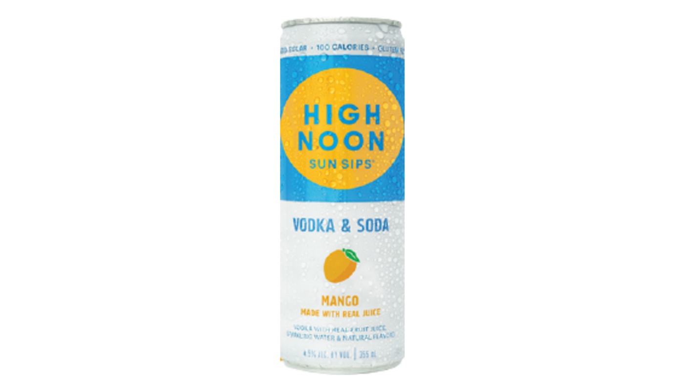 Order High Noon Mango Hard Seltzer 4x 355ml Cans food online from Village Commons Liquor store, Camarillo on bringmethat.com