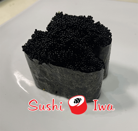 Order BLACK ROE NIGIRI food online from Sushi Iwa store, Apex on bringmethat.com