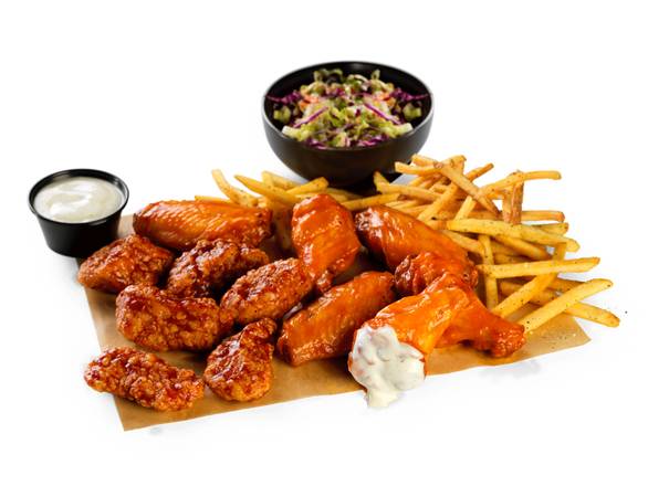 Order Traditional & Boneless Combo food online from Wild Burger store, Tomball on bringmethat.com