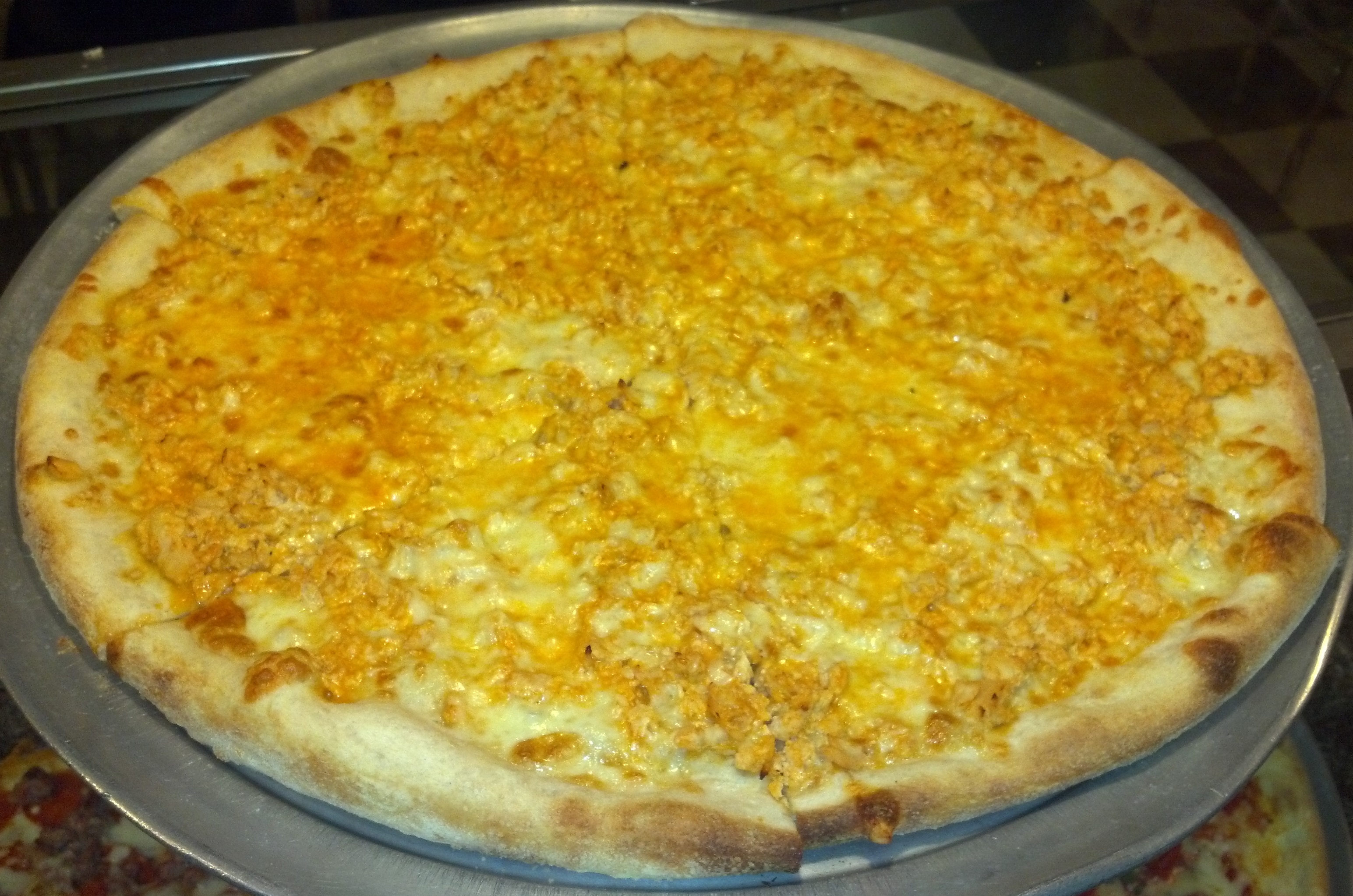 Order 16" Large Buffalo Chicken Pizza food online from Venezia Pizza store, Morrisville on bringmethat.com