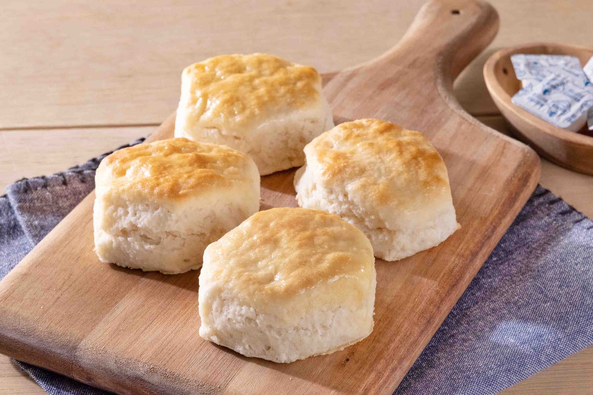 Order Buttermilk Biscuits (4) food online from Cracker Barrel Old Country Store store, Adairsville on bringmethat.com