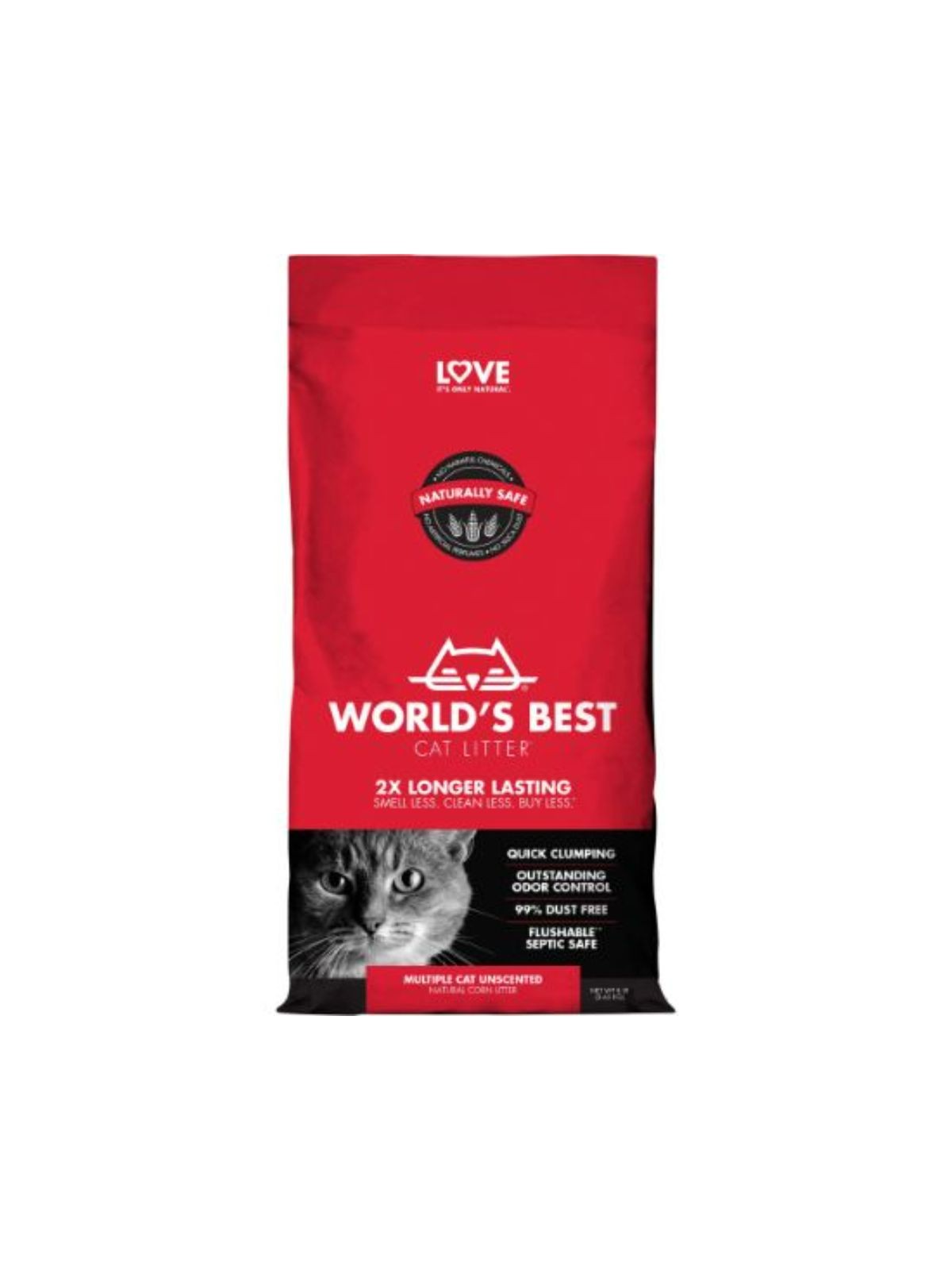 Order Worlds Best Cat Litter Clumping (8 lb) food online from Stock-Up Mart store, Minneapolis on bringmethat.com