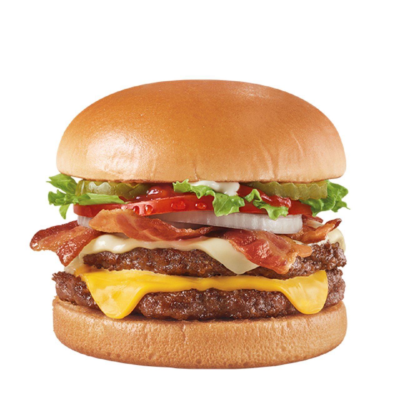 Order Bacon Two Cheese Deluxe 1/3lb*  Double food online from Dairy Queen store, Alpharetta on bringmethat.com