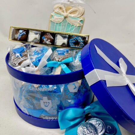 Order Chanukah surprise gift box- all individually wrapped chocolates **best seller** food online from Twisted Gourmet Chocolates store, Passaic on bringmethat.com